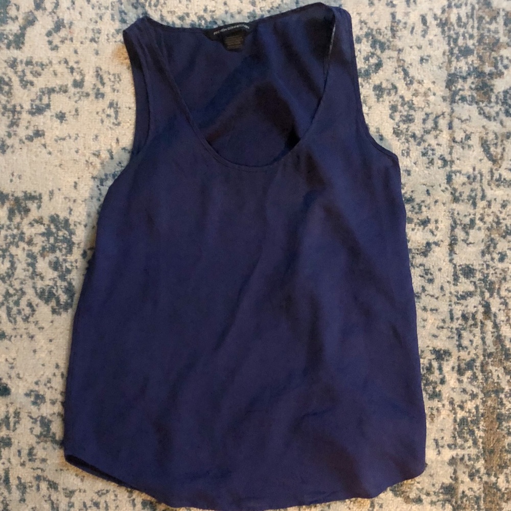 French connection silk tank